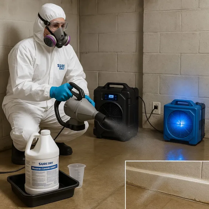 Sanitization and Odor Removal process in Bishop, CA